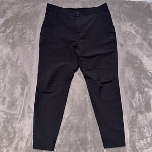 UNRL Golf Pants Mens L 36x28 Short Black Tapered Athletic Performance Trousers